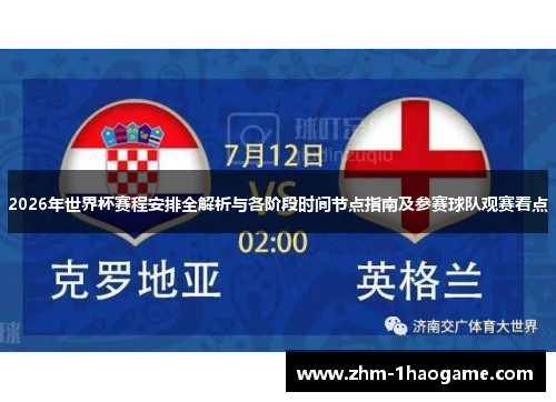 2026年世界杯赛程安排全解析与各阶段时间节点指南及参赛球队观赛看点 2026年世界杯赛程安排全解析与各阶段时间节点指南及参赛球队观赛看点